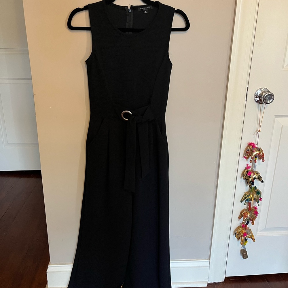 Romeo & Juliet Couture Black Sleeveless Jumpsuit